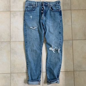 Levi’s straight legged jeans (from free people)